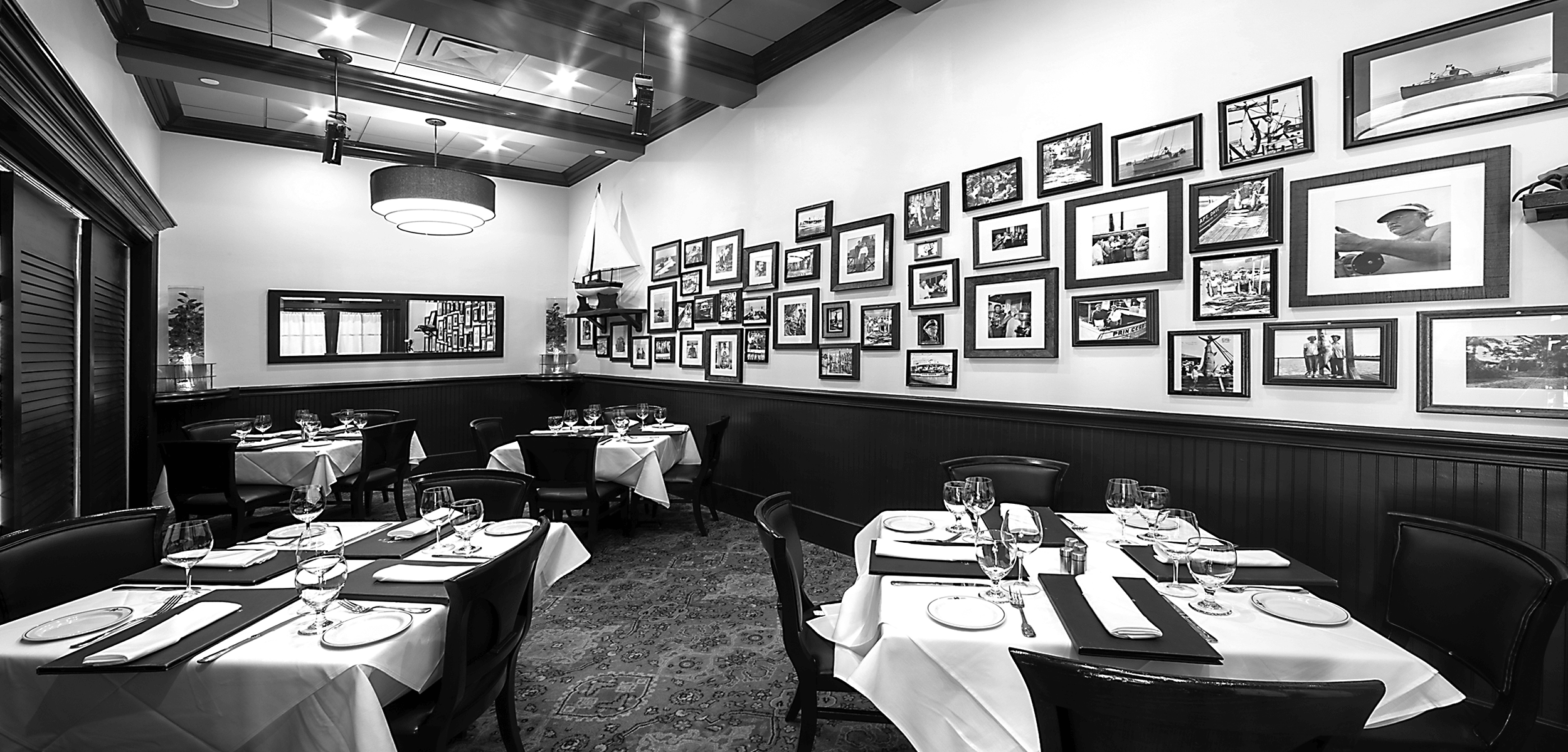 Well decorated private dining room